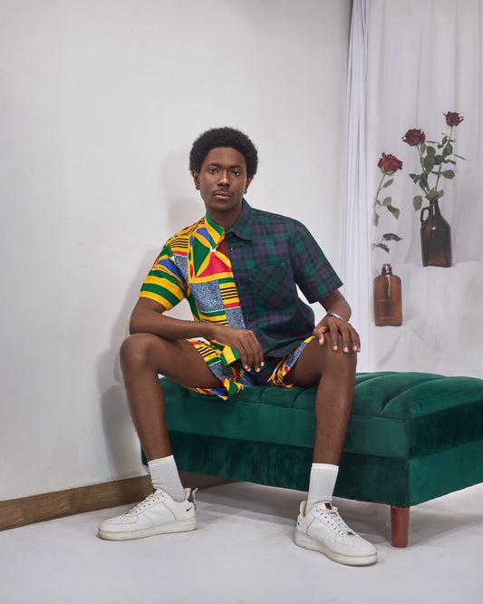 Kente Collab Club (Shirt/Short)