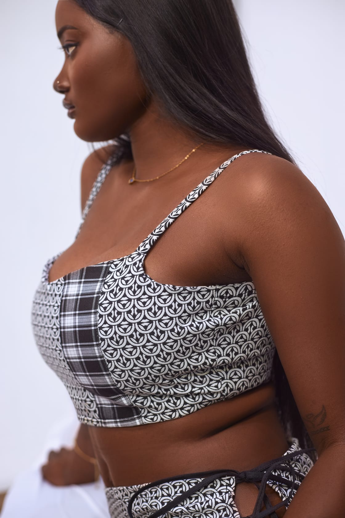 Ohemaa Monochrome Clan Two-Piece Set Bikini