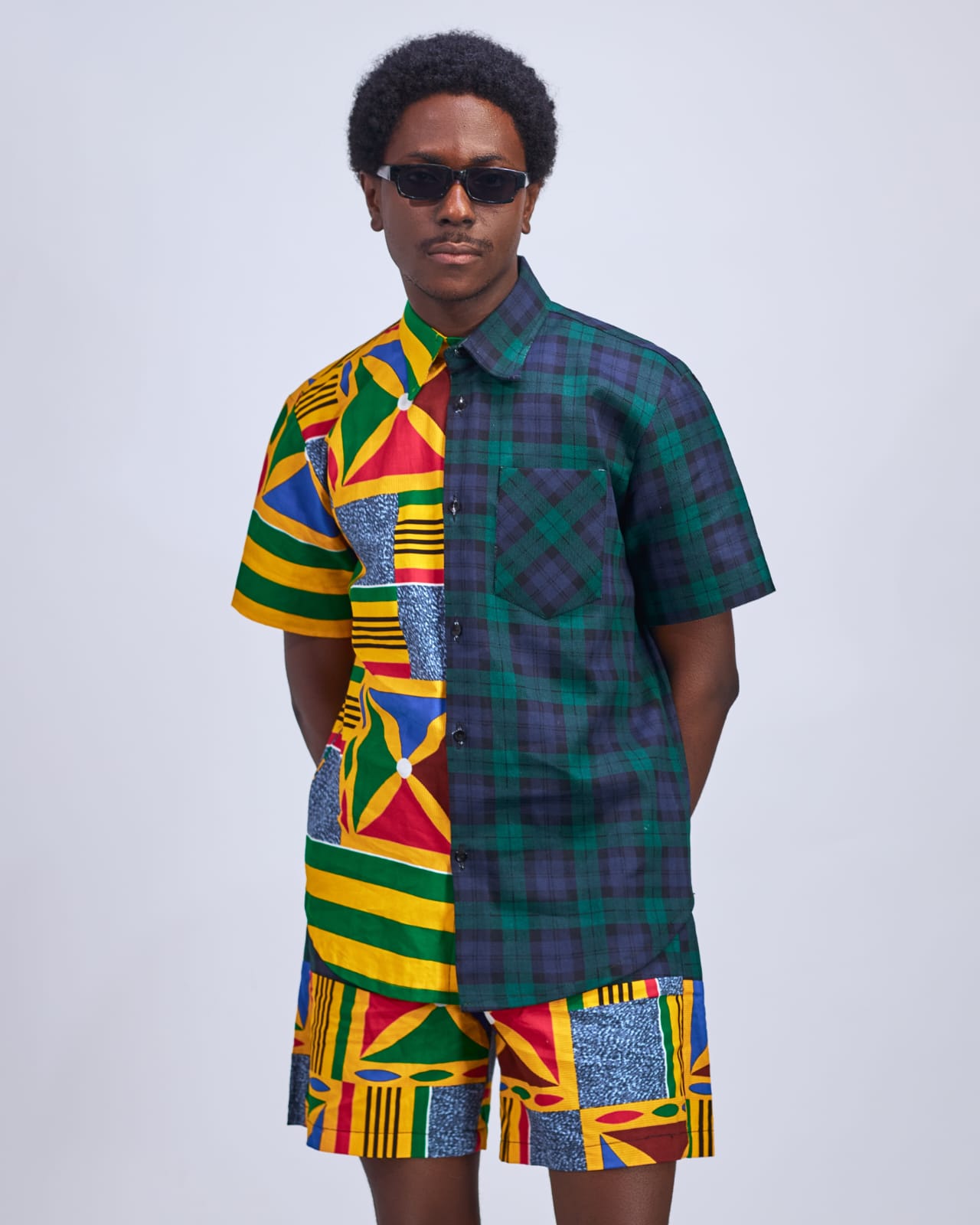 Kente Collab Club (Shirt/Short)
