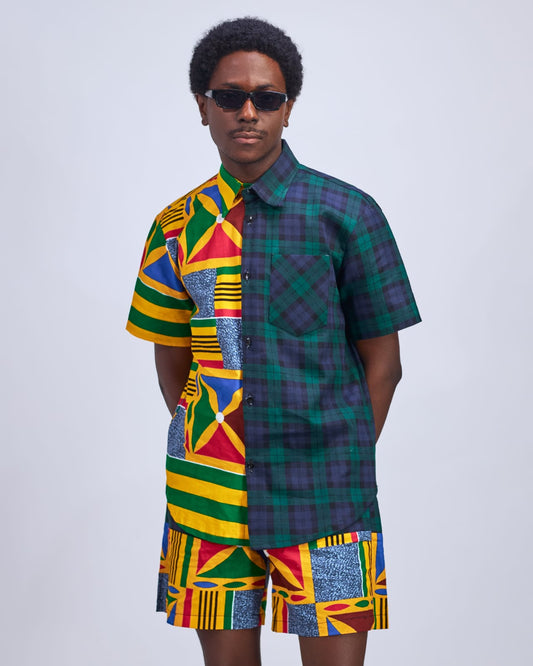 Kente Collab Club (Shirt/Short)